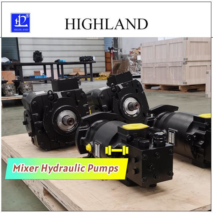 Hydraulic Transmission Mixer Hydraulic Pump With High Pressure Peak Pressure