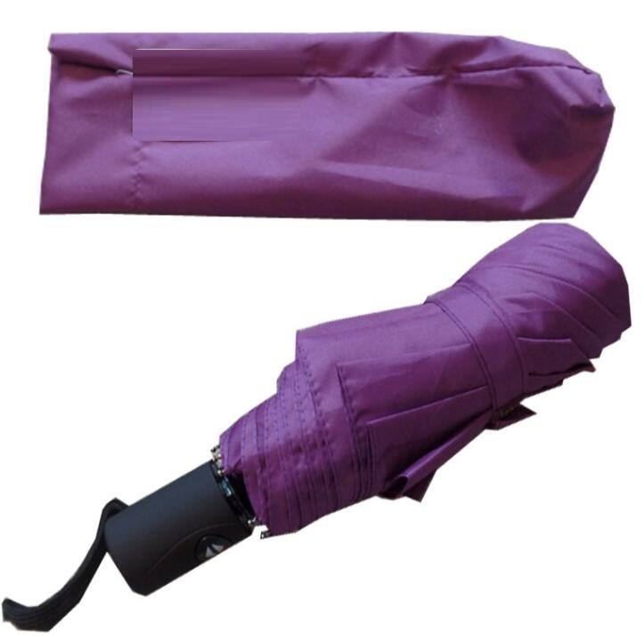 Quality Windproof Pongee fabric Folding Mini Umbrella With Fiberglass Frame for sale