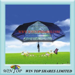 Claude Monet Lotus Art Umbrella(WT5070)