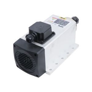 105*102mm Square Flange Air Cooled Spindle Motor Kit for Milling Machine 3.5KW