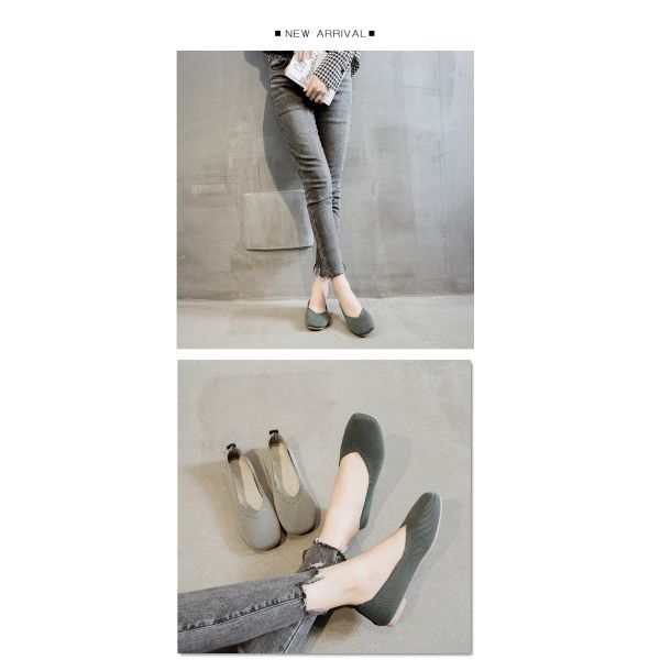Wholesale Breathable Fashion Low Heel Loafers Women Elegant Flat Dress Shoes For Ladies