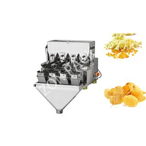 Quality Automatic Candy 4 Head Linear Weigher For Weighing Machine for sale