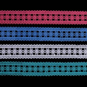 KJ20065 Garments Polyester 3.2cm Flower Lace Trim