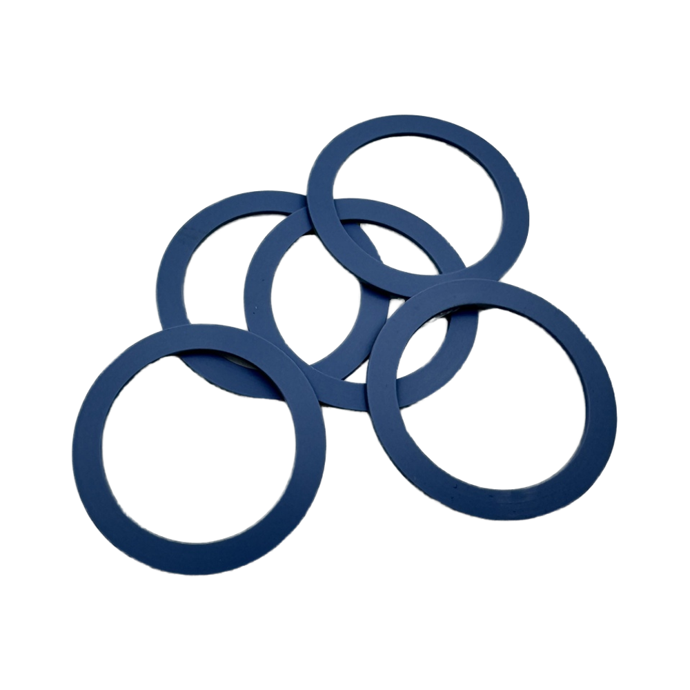 Customized Anti Slip Circular Silicone Rubber Gasket With 3m Adhesive