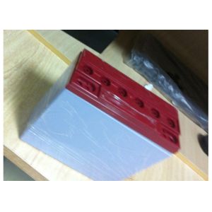 High Polish Injection Molding Services For Blue And Red Color Lead Acid Battery