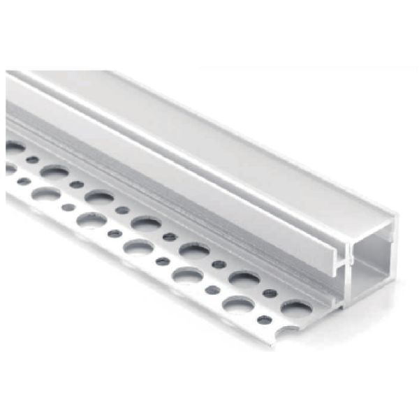 23*16mm Aluminium Gypsum Plaster Trimless Recessed LED Linear Profile