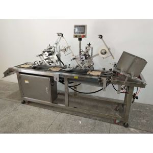 Small Fruit Carton Box Bag Labeling Machine 350mm 800W