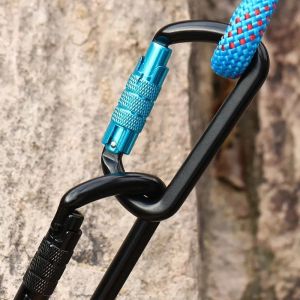 25kN Hammock Aluminum 0 Shape Carabiners for Camping and Outdoor Snap Hook