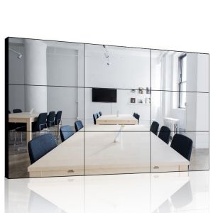 1.7mm Bezel Width Outdoor Advertising LCD Video Wall 1920*1080 9 Screen Tv Wall