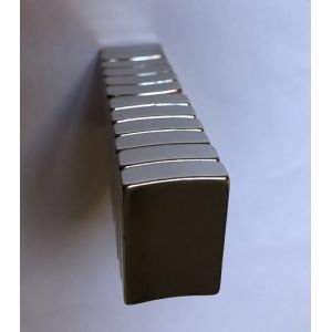 NdFeB Arc Shaped Neodymium Motor Magnets Permanent Thickness 6mm