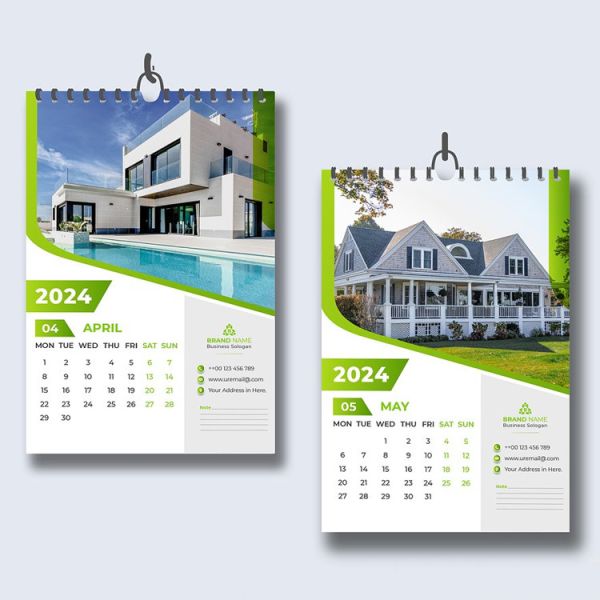 365 Days Desk Wall Calendar Customized OEM Art Paper Printing Calendar