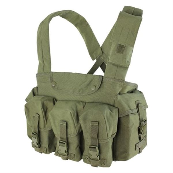 Buy Lightweight Military Bulletproof Vest Molle Tactical Chest Rig Holster at wholesale prices