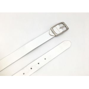 Garment Accessory White 125cm Lady Genuine Leather Belts