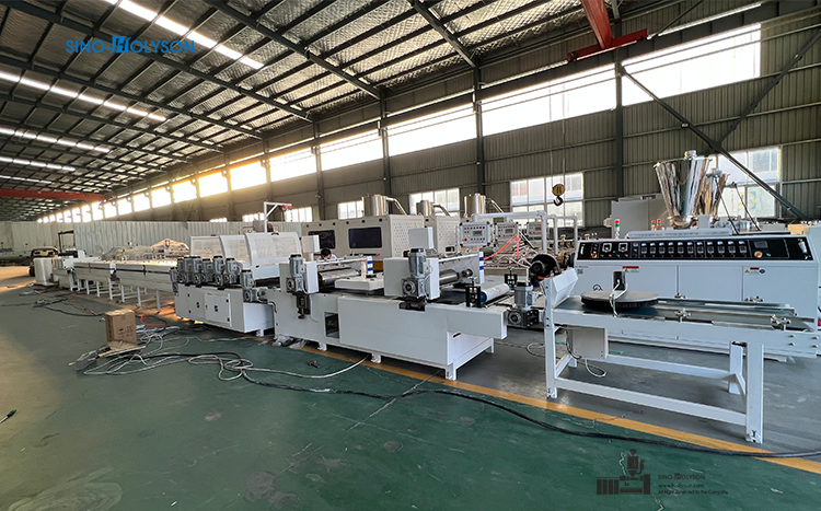Width 600mm PVC Angle Line Making Machine For PVC Processing