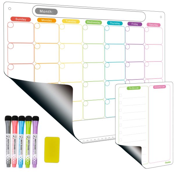 Buy Personalised Magnetic Fridge Calendar Memo Pad for Home at wholesale prices