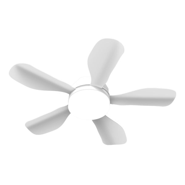 360 Rotating LED Ceiling Fan Light with 3000-6500K Color Temp and IP20 Rated for