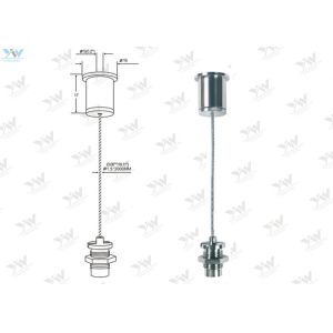 China LED Panel Light Hanging Kit Adjustable Galvanized Stainless Steel Cable on sale