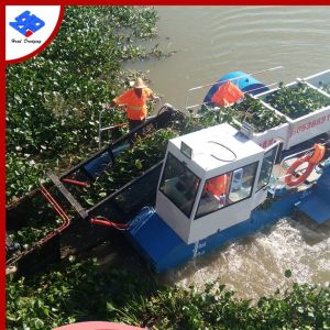 Lake Rubbish River Grass Waste Collecting Boat Sea Transport