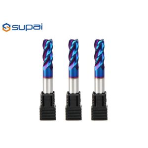 2/ 4 Flute Tungsten End Mill / Nano Coating Flat End Mill 1-20mm Diameter