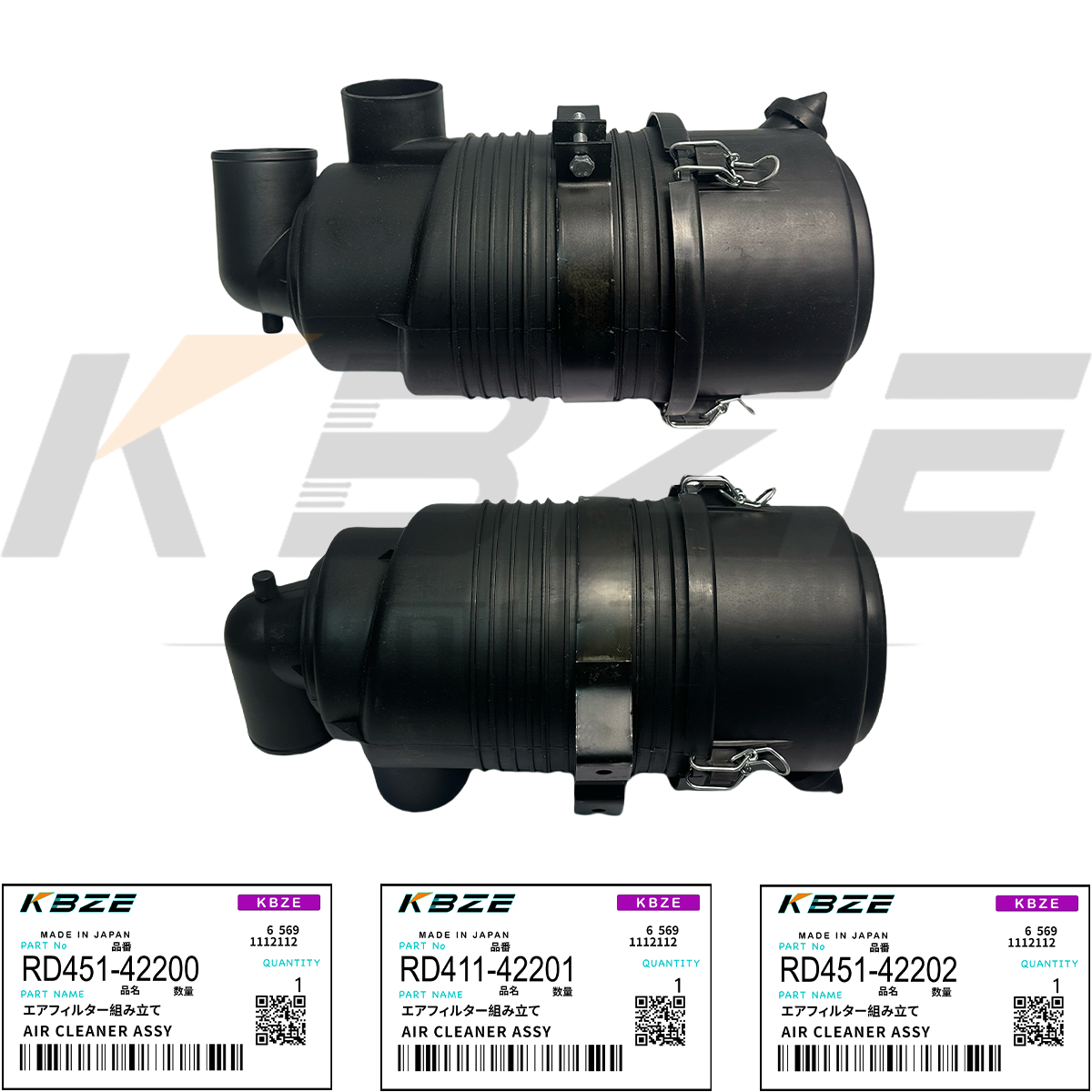 RD411-42201 KUBOTA RD451-42200 RD451-42202 AIR CLEANER ASSY FOR U45 U55 KX057-4 KX121-3 KX161-3 SMALL EXCAVATOR