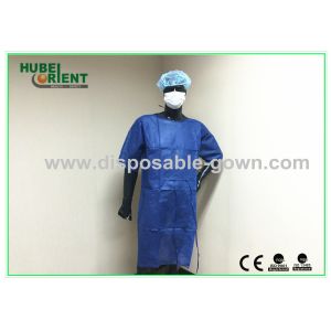 Biodegradable Disposable Scrub Suits Short Sleeves Polypropylene Patient Gown