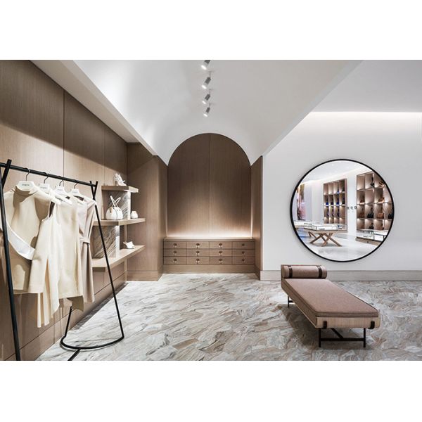 Wall Mounted Shoe Store Display Shelves For Boutique Shoes Bags Display