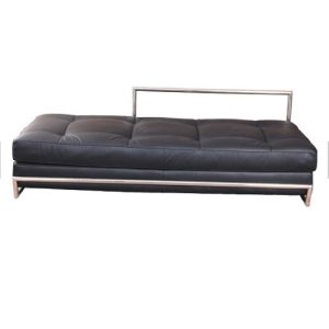 Leather Detachable Modern Classic Sofa Eileen Gray Daybed Tubular Frame