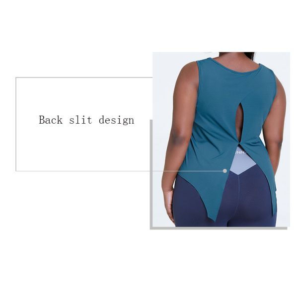 Sexy Back Slit OEM Athletic Works Tank Tops