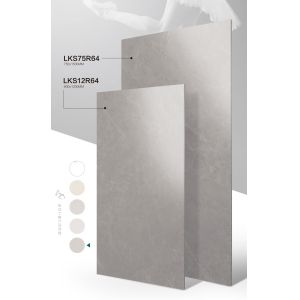 Gray Soft Glazed Porcelain Wall Tiles 600x1200mm AAA Grade