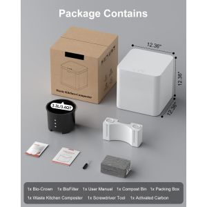 Desktop Kitchen Composter Machine Eco Friendly With Air Switch Control