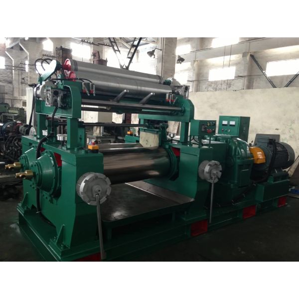 Buy Cast Iron Rubber Mixing Mill Machine with Smooth Roller Surface at wholesale prices
