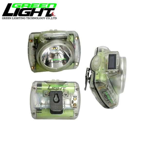 200g Lightweight LED Mining Lamp with OLED Display and Long Battery Life for