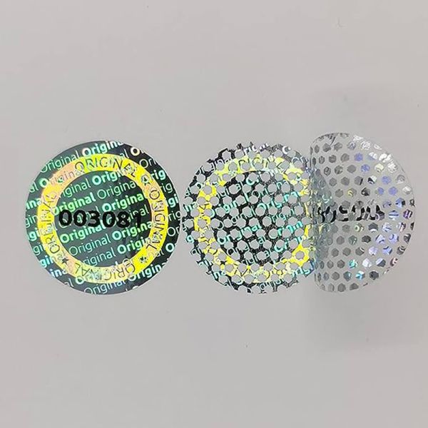 Buy Customized Tamper Evident Adhesive Security Seals Anti Counterfeit Label at wholesale prices