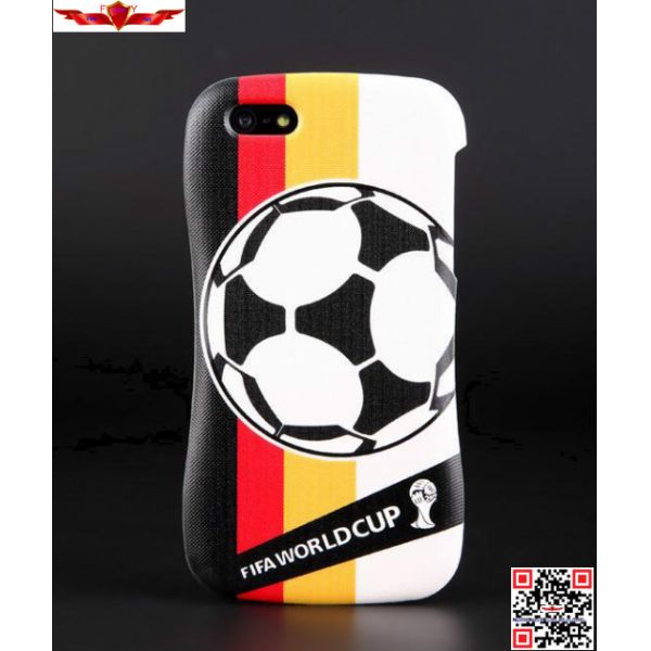 New 2014 FIFA Brazil World Cup Zinc Alloy Bumper With PC Back Cover Cases For Iphone 5 5S