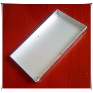 Fast freezing aluminum tray with hole and handle