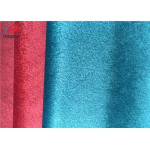 100% Polyester Sofa Velvet Upholstery Fabric , Composite Home Textile Material