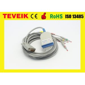 Edan EKG Cable for SE-12 Express SE-3 SE-601A MS1-106902 DB 15pin Banana 4.0