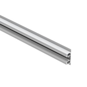 H49mm ROSH Extruded Aluminum LED Profile Sandblasting 6063 T5