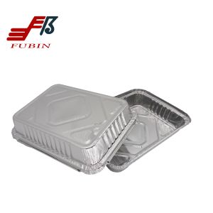 Medium Rectangular Foil Containers 750ml Shallow Aluminum Foil Pans