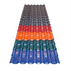 China Synthetic Plastic Shed Roof Panels 1.5mm Thick UV Plastic Roofing Panels on sale