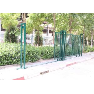 H2.5m Powder Coated Sliding Door Garden Metal Fencing
