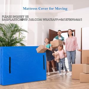 Mattress Bags For Moving And Storage, Mattress Bag With Handles, Reusable Tarp