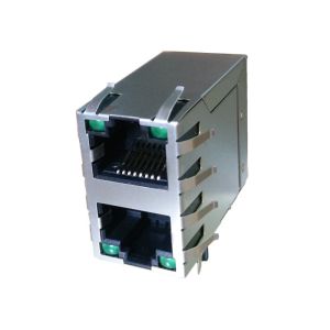 Quality XRJH-214-D1D-1F1-NO 2x Rj45 8P8C LAN-Übertrager WE-RJ45LAN 10/100BaseT for sale