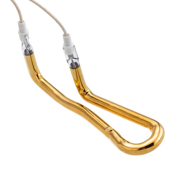 Buy 230V 1660W Gold 3D Contoured Infrared Emitter Heating Lamp at wholesale prices