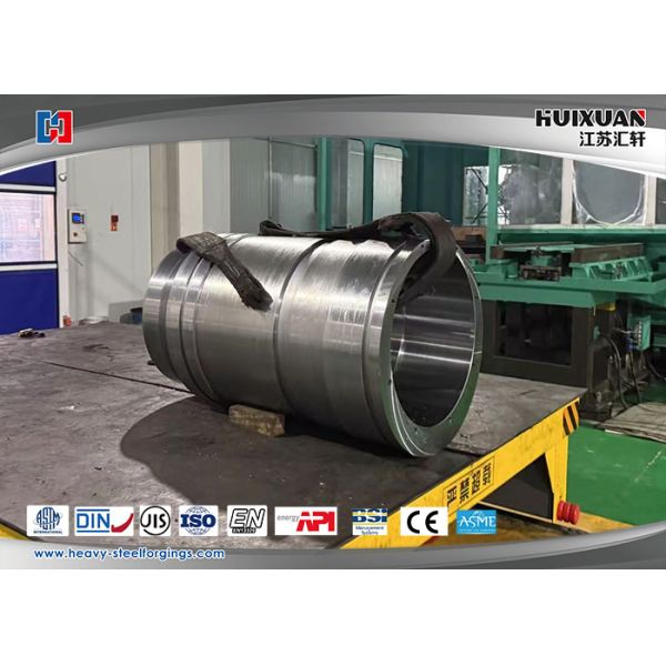 1045 / 4140 / eccentric Heavy Steel Forgings Cylindrical Sleeve Alloy Steel Forgings