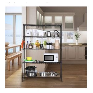 China Heavy - Duty 5 Tier Home Wire Shelving For Balcony Antl - Rust  OEM on sale