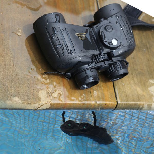 12x50 High Powered Binoculars Marine Waterproof Army Telescope With Rangefinder