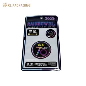 XL Packaging Custom Paper Sticker Label Mini Skin Care Zip Seal Mylar Bags Round