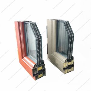 Aluminum Profile Thermal Heat Insulation Windows 5m Horizontal With Heat
