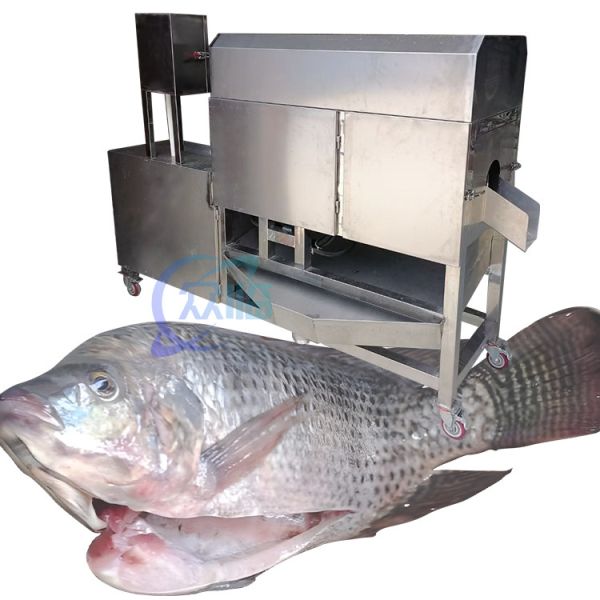 Automatic Small Fish Belly Splitting Cutting Cleaning Equipment Machine Grass
